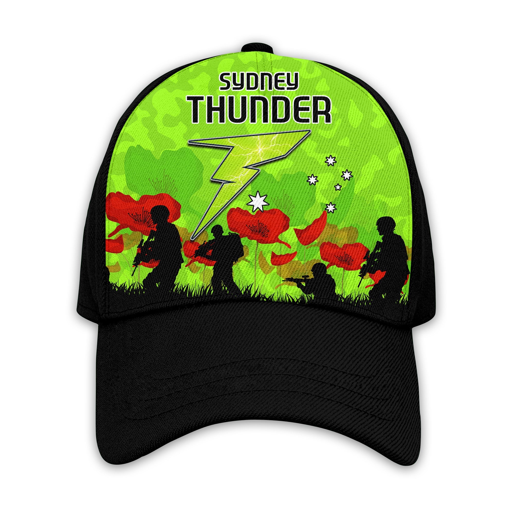 sydney-thunder-cricket-classic-cap-anzac-day-camouflage-poppy-lest-we-forget