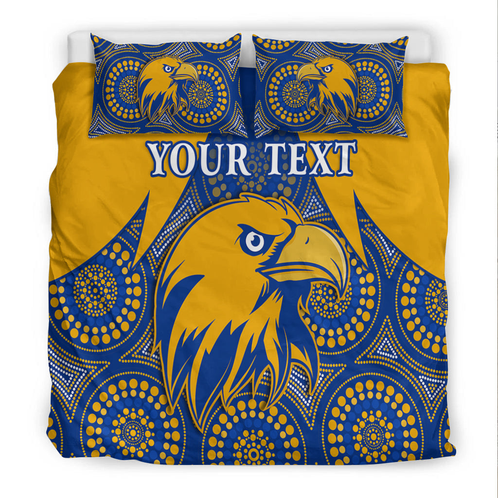 custom-personalised-eagles-indigenous-bedding-set-west-coast-2021-version-gold