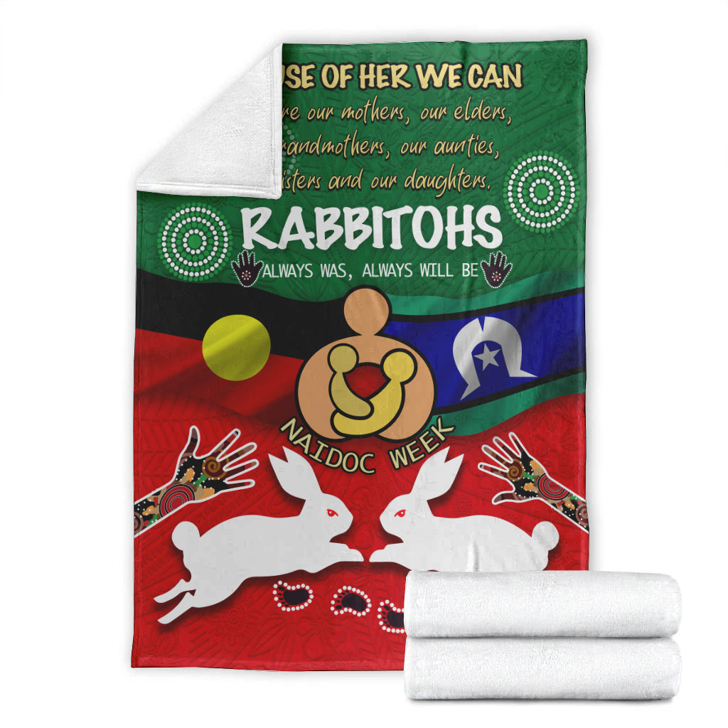 south-sydney-rabbitohs-premium-blanket-naidoc-week-indigenous