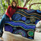quilts-aboriginal-dot-unique-style-blue