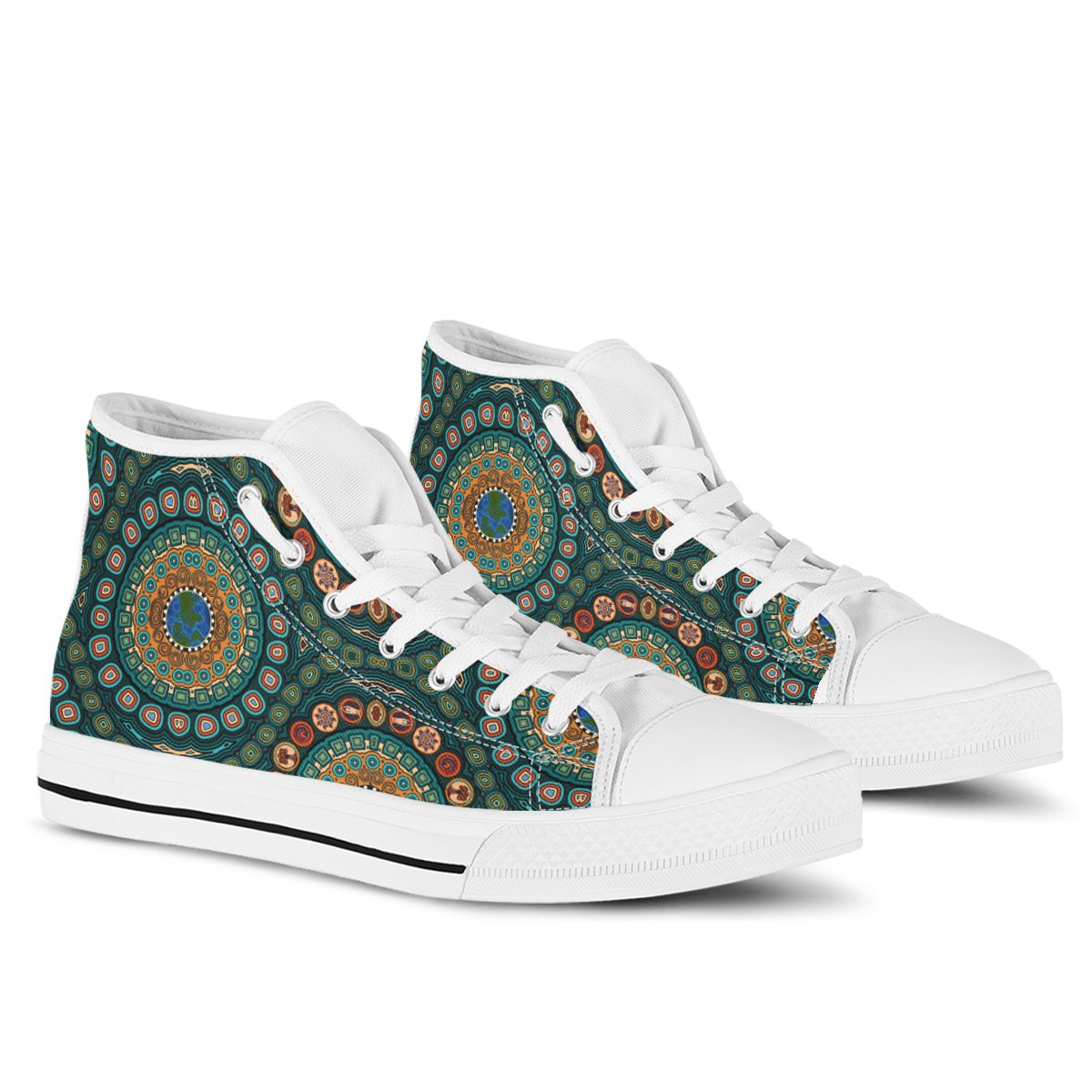 high-top-shoe-aboriginal-green-dot-painting-with-earth