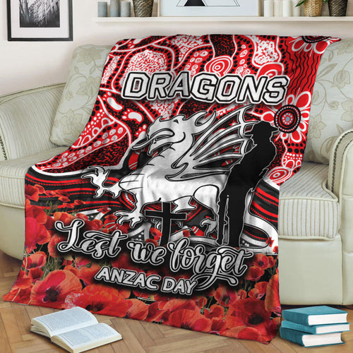 st-george-dragons-premium-blanket-anzac-day-poppy-flowers-with-aboriginal
