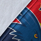custom-personalised-adelaide-crows-blanket-aboriginal-dot-painting