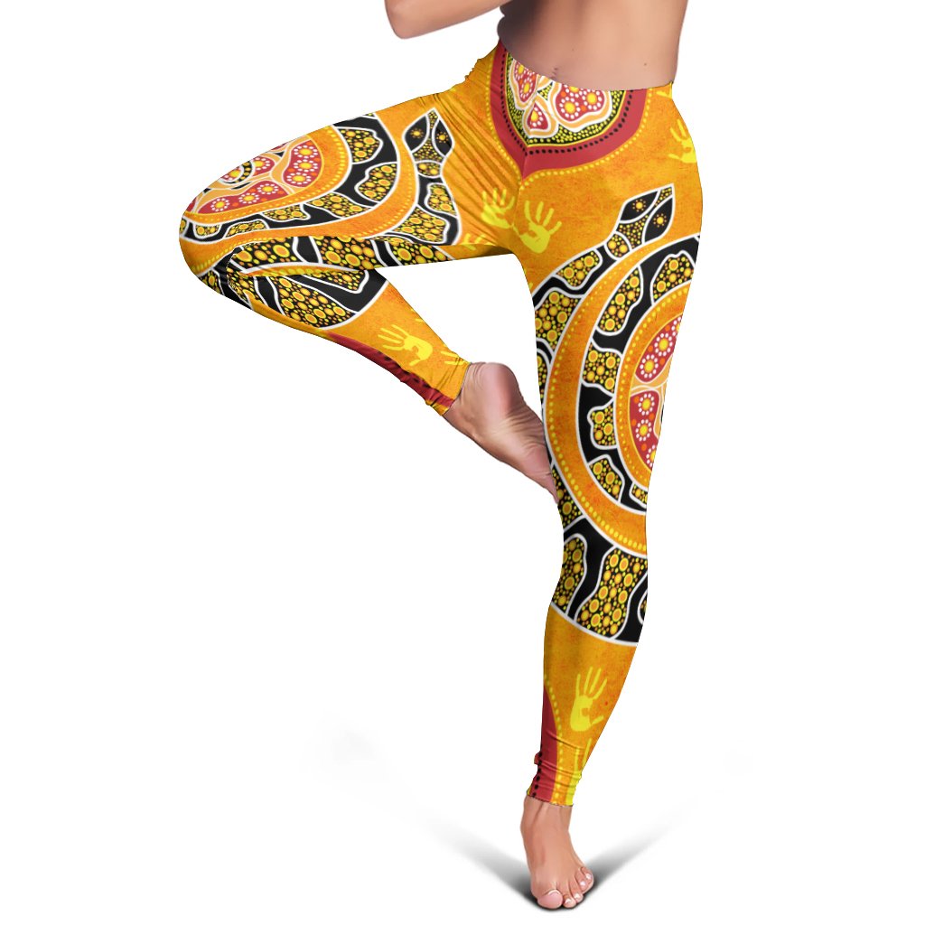 legging-aboriginal-unique-style-snake-orange-color-2021