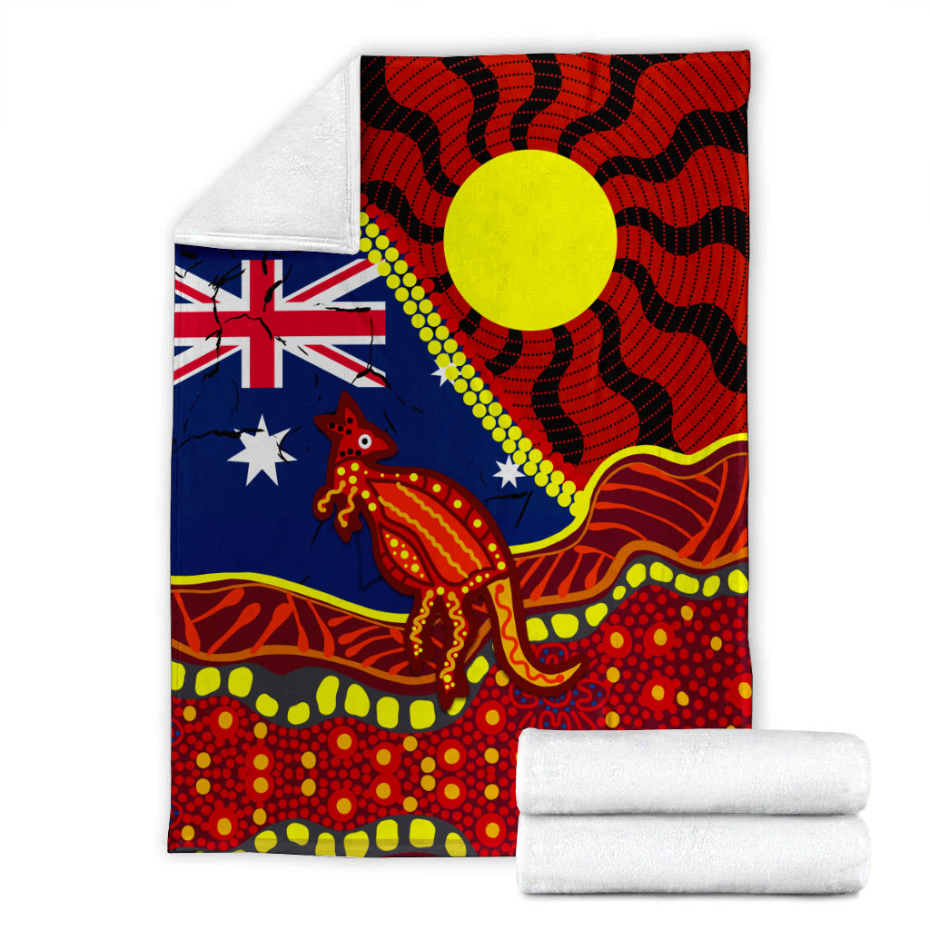 australia-day-indigenous-art-blanket