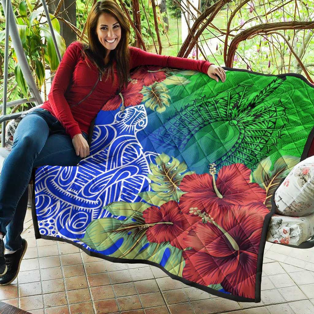 torres-strait-islanders-quilt-ocean-hibiscus