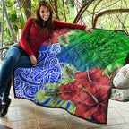 torres-strait-islanders-quilt-ocean-hibiscus
