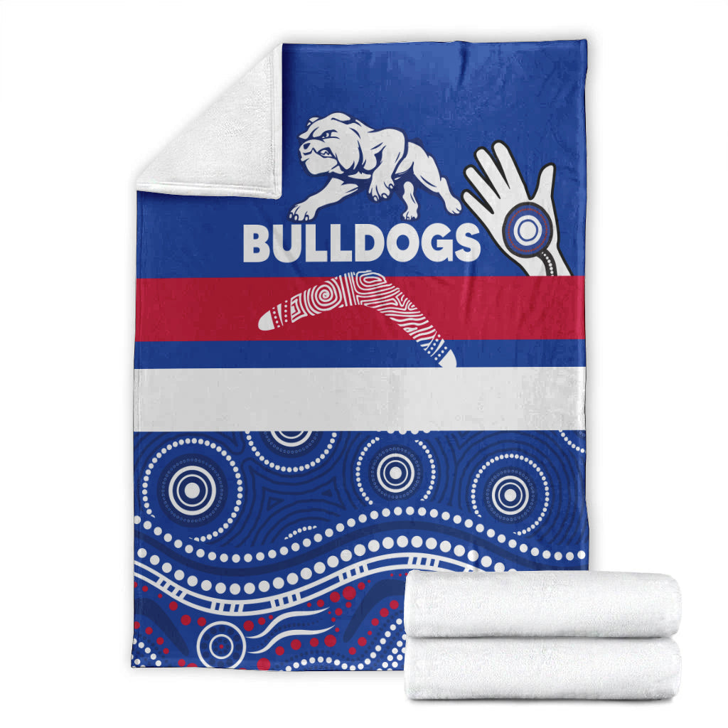 western-bulldogs-blanket-aboriginal-dot-painting