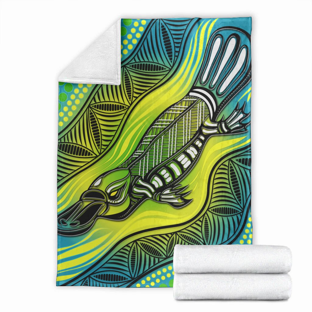 premium-blanket-aboriginal-platypus