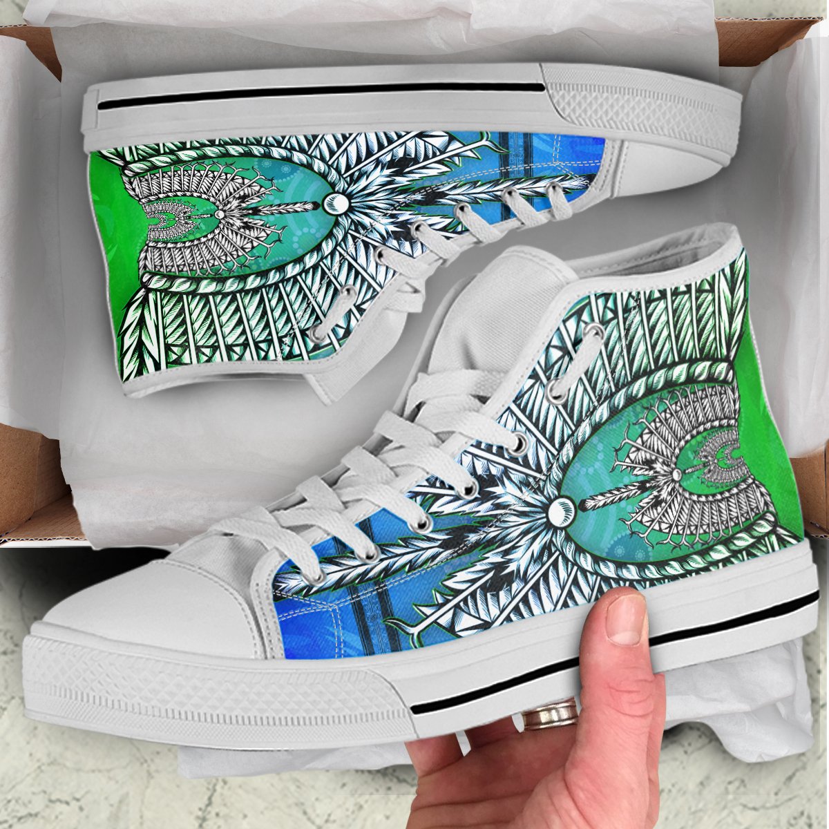 high-top-turtle-background-with-dhari-mask