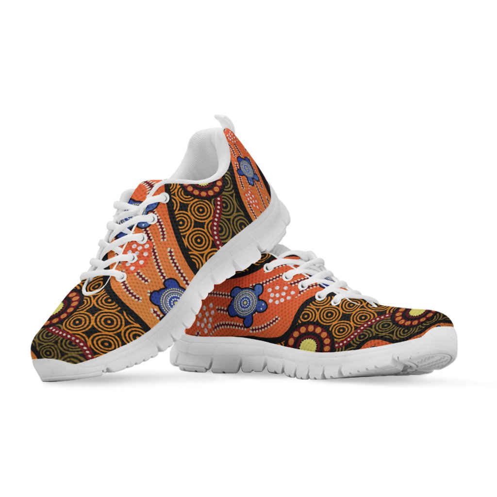 sneaker-aboriginal-dot-unique-style-turtle