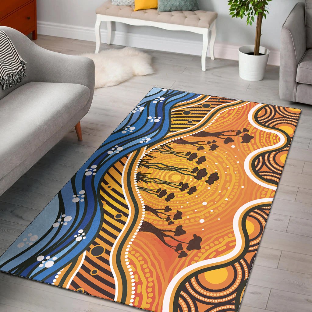 area-rug-aboriginal-pattern-ver07