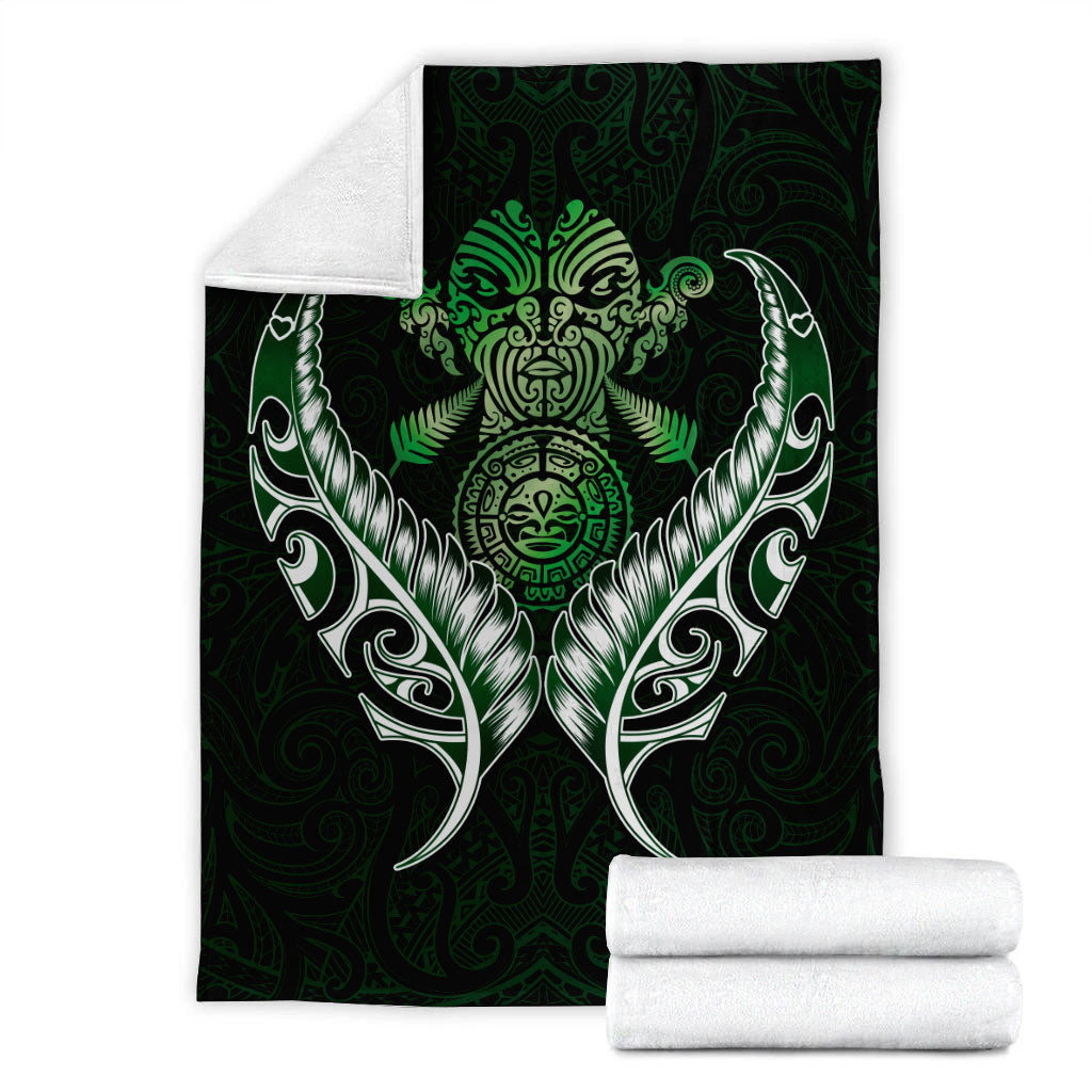 new-zealand-silver-fern-blanket-green