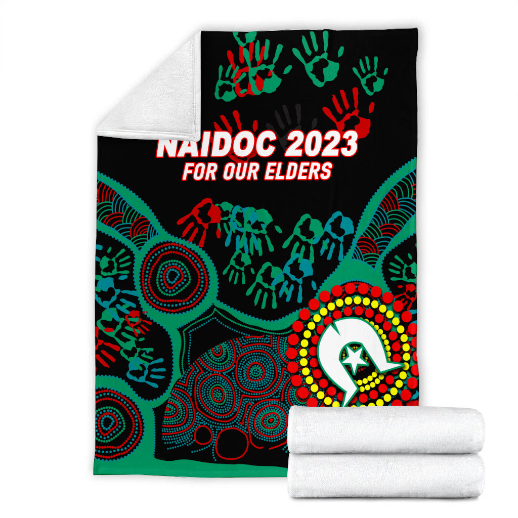 NAIDOC Week 2023 Aboriginal Art For Our Elders Blanket - LT12