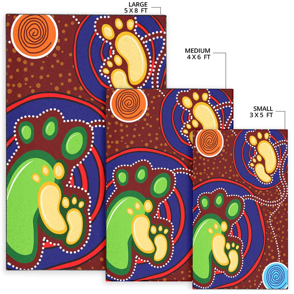 aboriginal-area-rug-mom-and-son-footprint-aboriginal-style