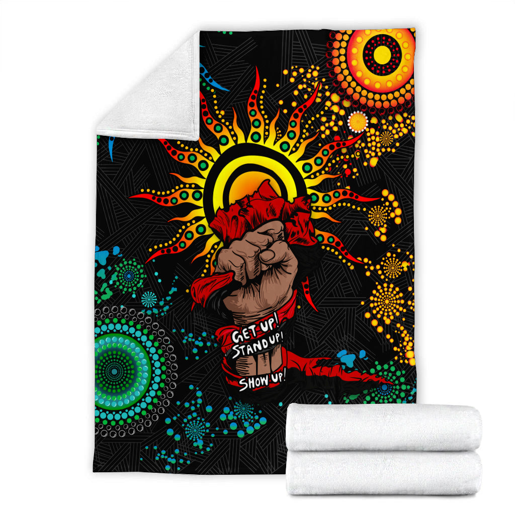 NAIDOC Week 2022 Aboriginal Art Unique Blanket - LT12