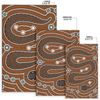 aboriginal-area-rug-dreamtime-snake-aboriginal-style