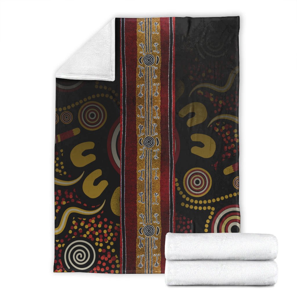 blanket-aboriginal-dot-panting-art-stripe-lines