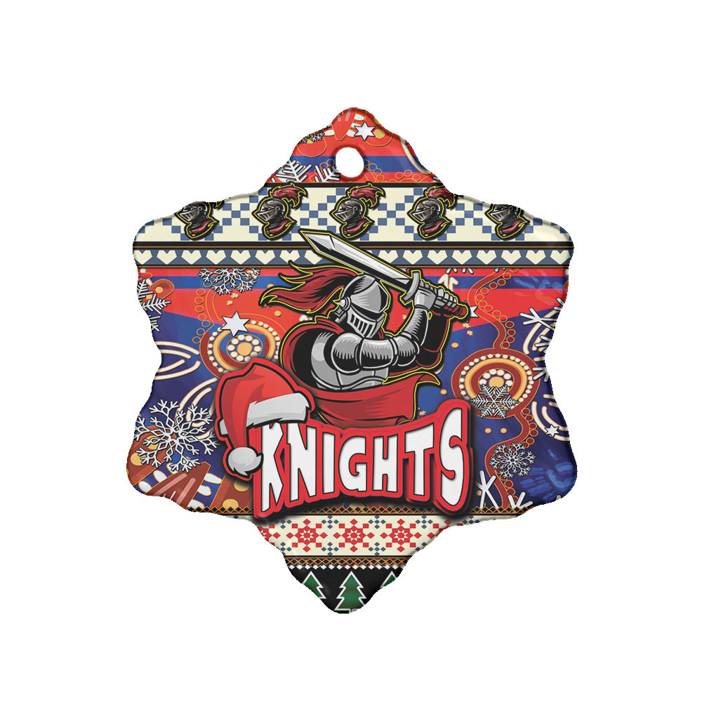 knights-rugby-christmas-ceramic-ornament-xmas-knights-christmas-balls-snowflake-with-aboriginal-patterns