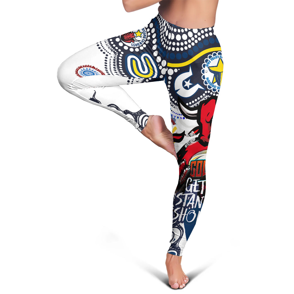 cowboys-rugby-naidoc-week-leggings-indigenous-north-queensland-cowboys-getting-up-standing-up-and-showing-up-leggings
