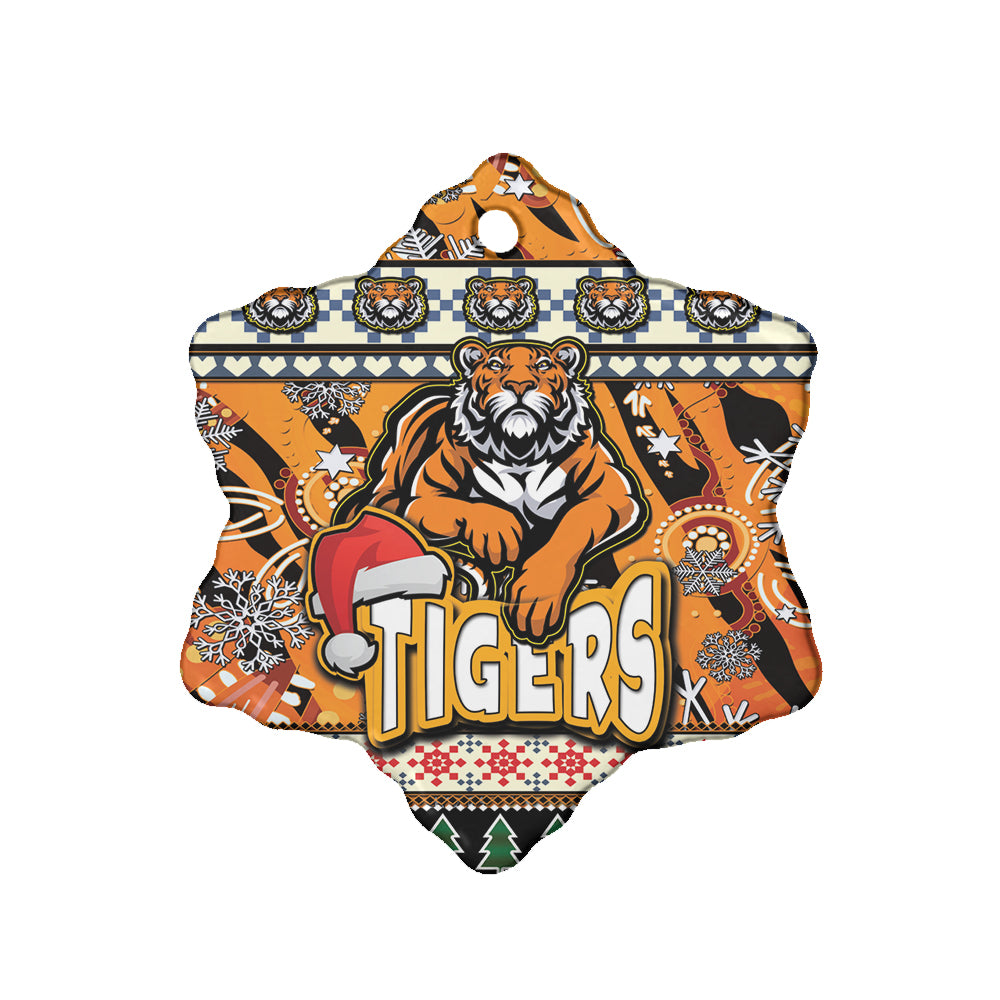 tigers-rugby-christmas-ceramic-ornament-xmas-tigers-christmas-balls-snowflake-with-aboriginal-patterns