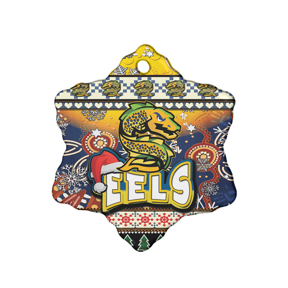 eels-rugby-christmas-ceramic-ornament-xmas-eels-christmas-balls-snowflake-with-aboriginal-patterns