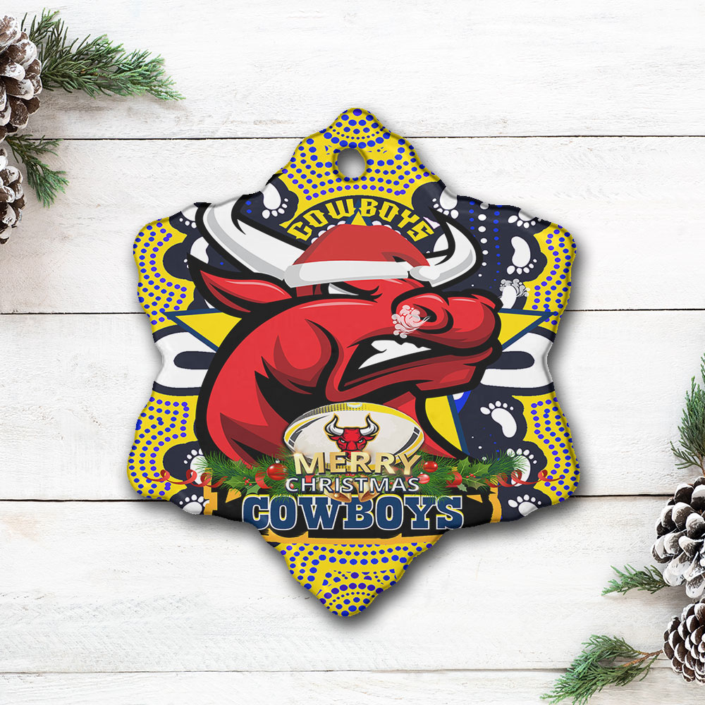 cowboys-rugby-christmas-ornament-merry-christmas-cowboys-aboriginal-dot-art-painting-footprints-ornament