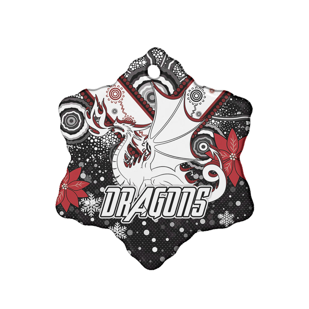 st-george-christmas-ceramic-ornament-christmas-indigenous-dragons