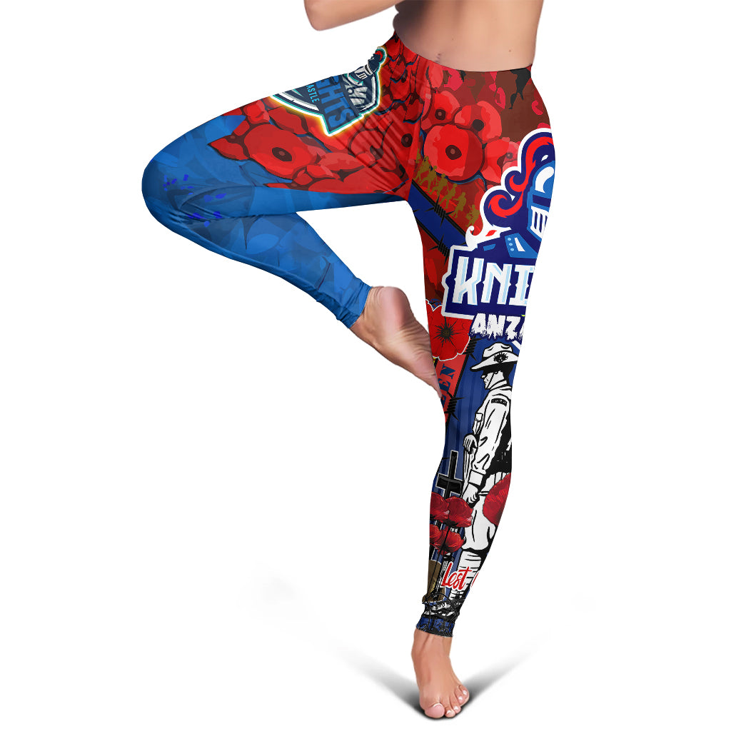 knights-rugby-anzac-watercolour-leggings-remembrance-indigenous-newcastle-knights-with-poppy-flower-leggings