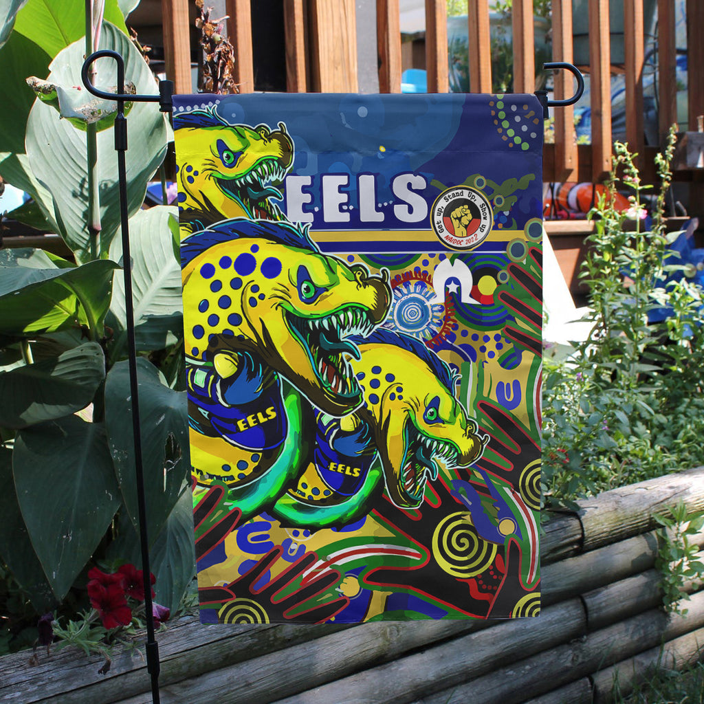 eels-rugby-naidoc-week-flag-custom-eels-getting-up-standing-up-and-showing-up-flag