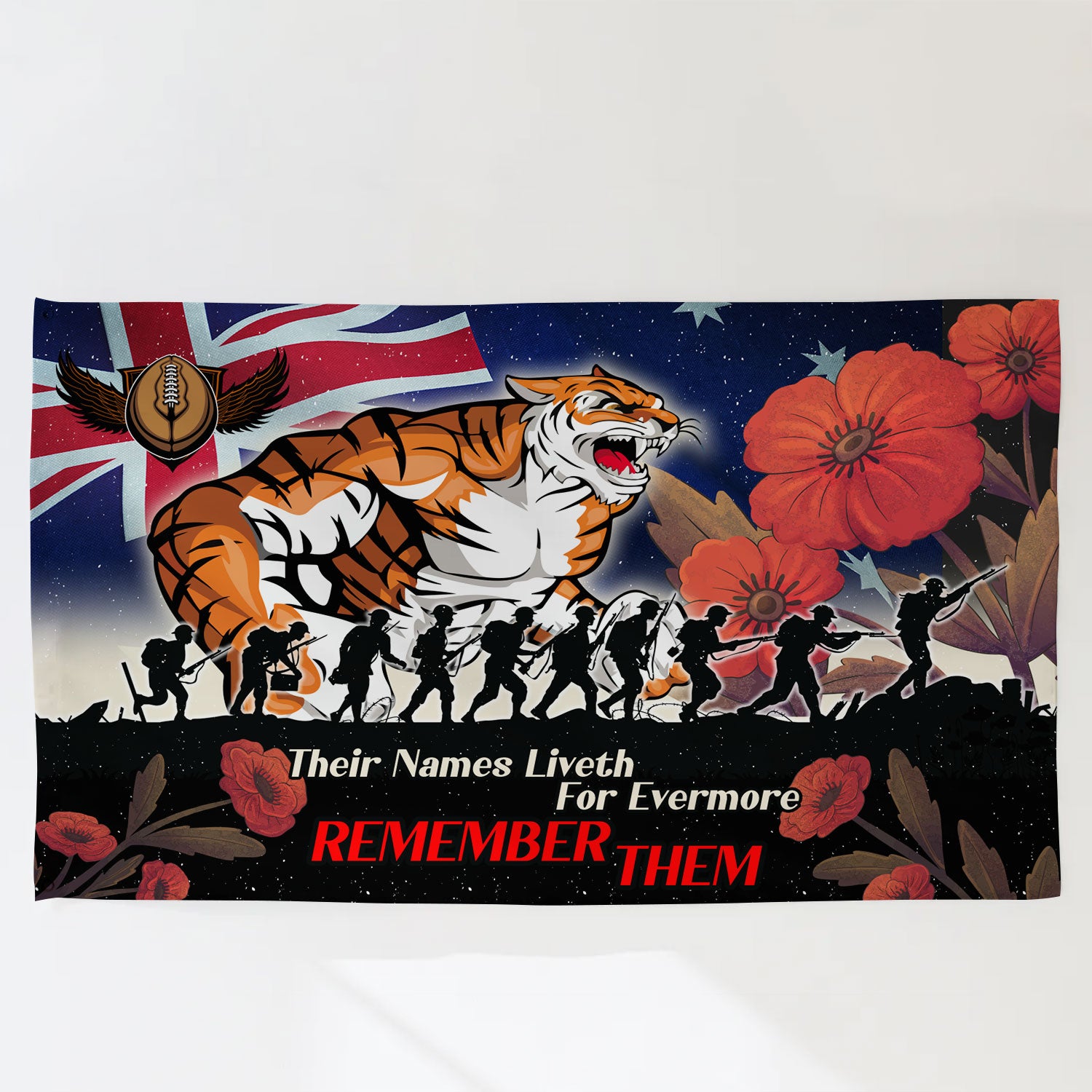 tigers-rugby-flag-remember-them-red-poppy-flowers-flag