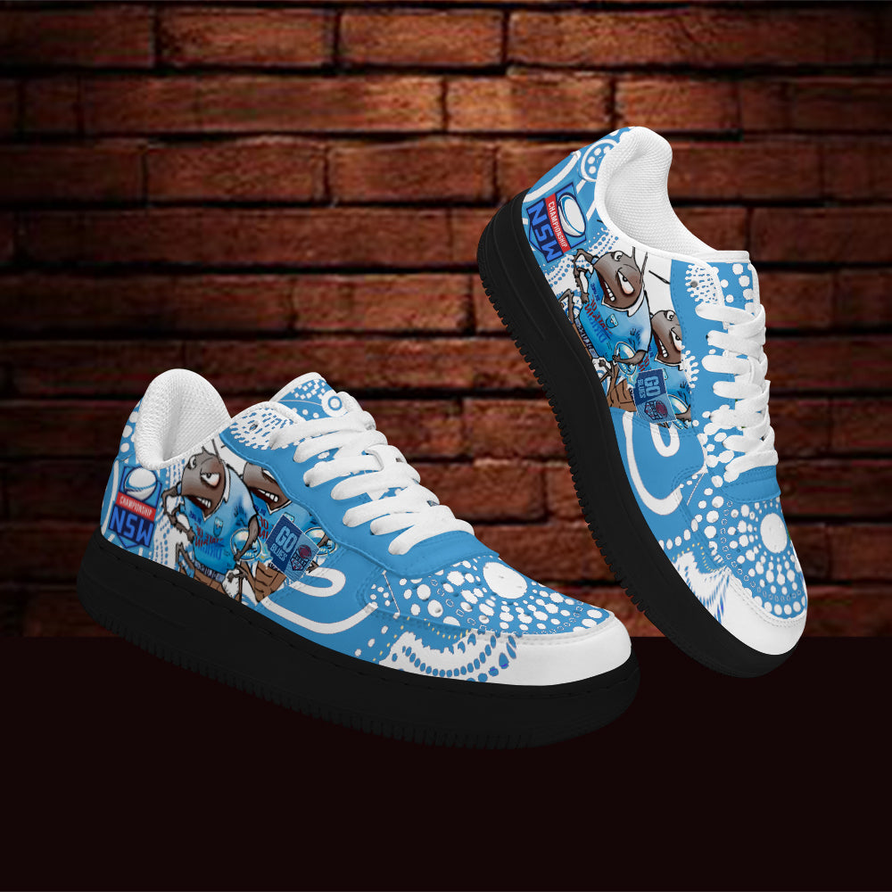 nsw-rugby-league-team-low-top-sneakers-f1-nsw-blues-super-cockroaches-with-aboriginal-culture-state-of-origin-low-top-sneakers