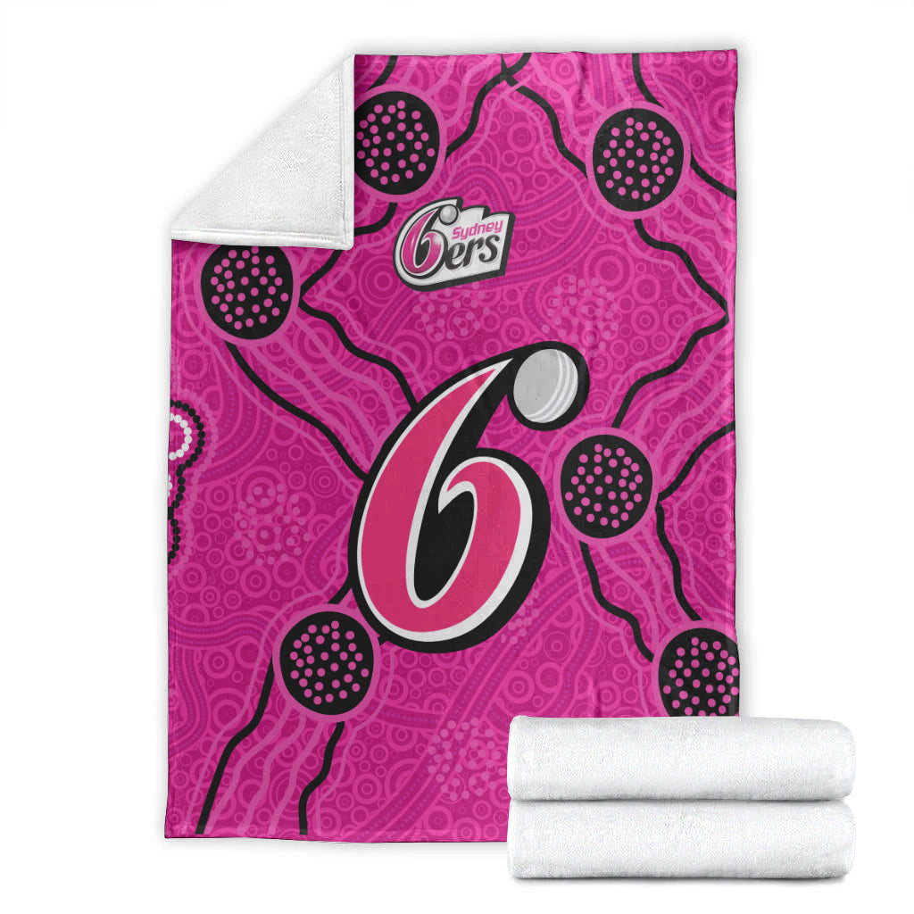 sydney-sixers-blanket-aboriginal-dot-painting