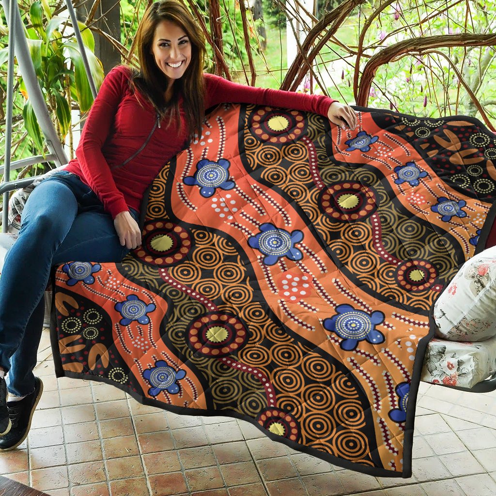 quilts-aboriginal-dot-unique-style-turtle