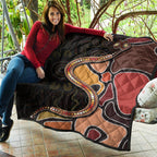 premium-quilts-aboriginal-snake-with-dot-painting