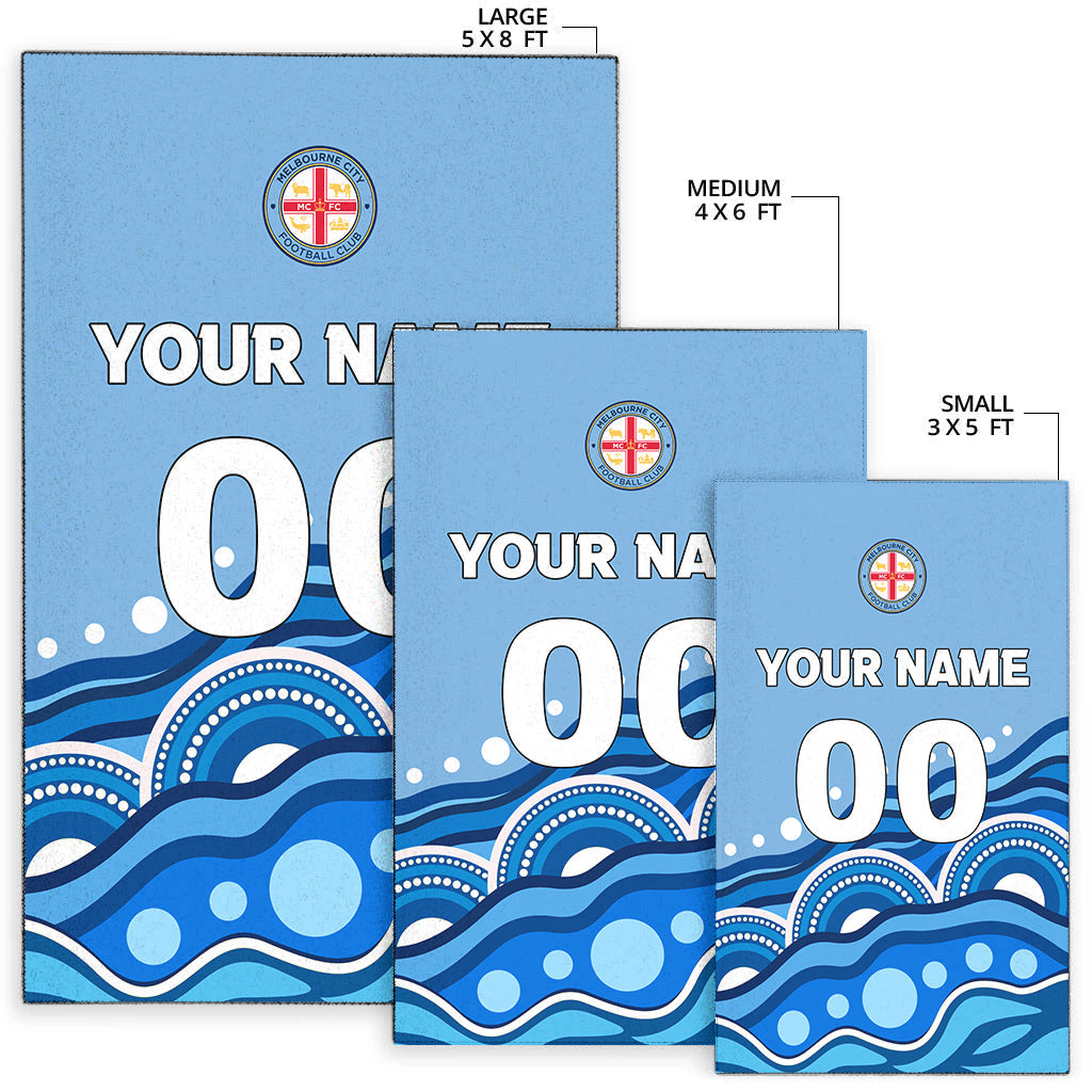 custom-personalised-melbourne-area-rug-indigenous-dot-painting-art