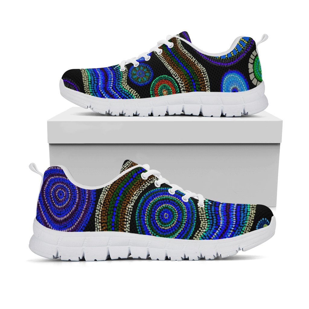 sneaker-aboriginal-dot-unique-style-blue