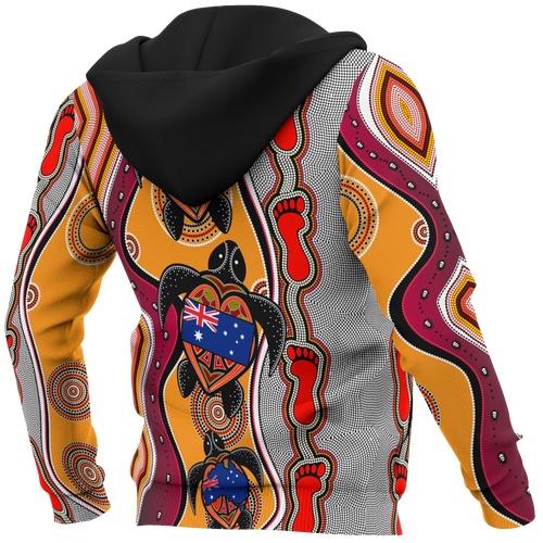 aboriginal-hoodie-turtle-patterns-aus-flag-footprint-dot-painting