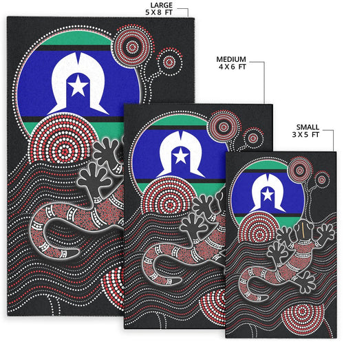 aboriginal-area-rug-aboriginal-gecko-with-torres-strait-islanders-flag
