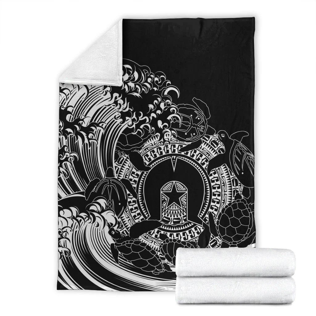 aboriginal-premium-blanket-torres-strait-islands-in-wave-black