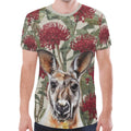 t-shirt-kangaroo-t-shirt-waratah-painting-unisex