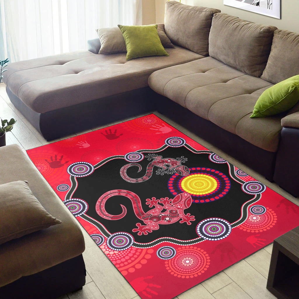 aboriginal-lizard-area-rug-attracted-australia-version-red