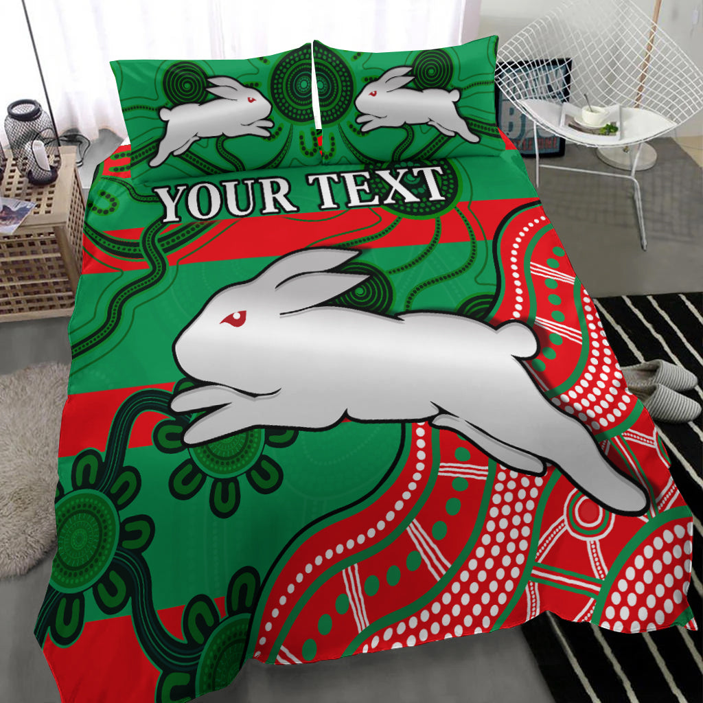 custom-personalised-rabbitohs-bedding-set-nippy-indigenous