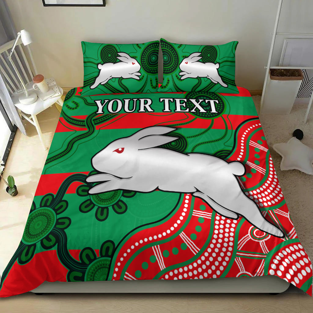 custom-personalised-rabbitohs-bedding-set-nippy-indigenous