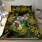 custom-personalised-golden-wattle-bedding-set-australia-acacia-pycnantha-mix-aboriginal