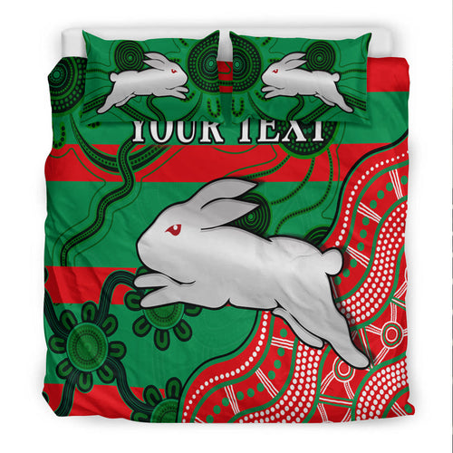 custom-personalised-rabbitohs-bedding-set-nippy-indigenous