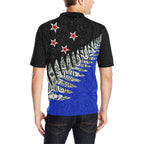 maori-fern-black-and-blue-polo-t-shirt