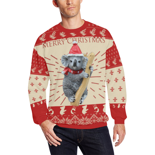 christmas-sweatshirt-koala-santa-hat-symbol-patterns-merry-christmas