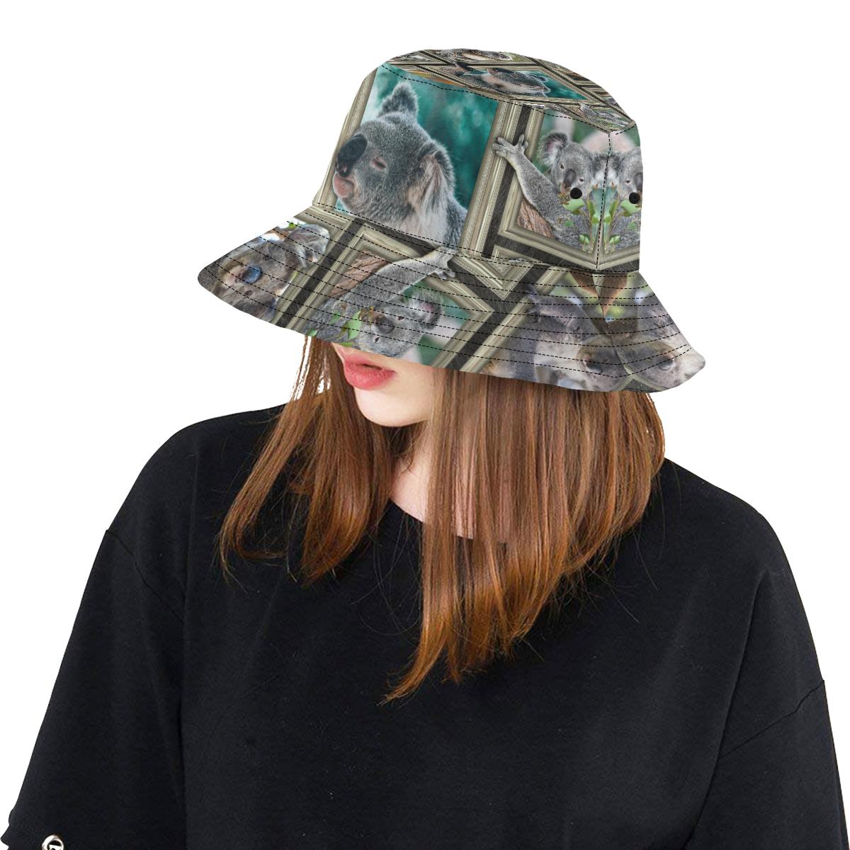 bucket-hat-australian-koala-3d
