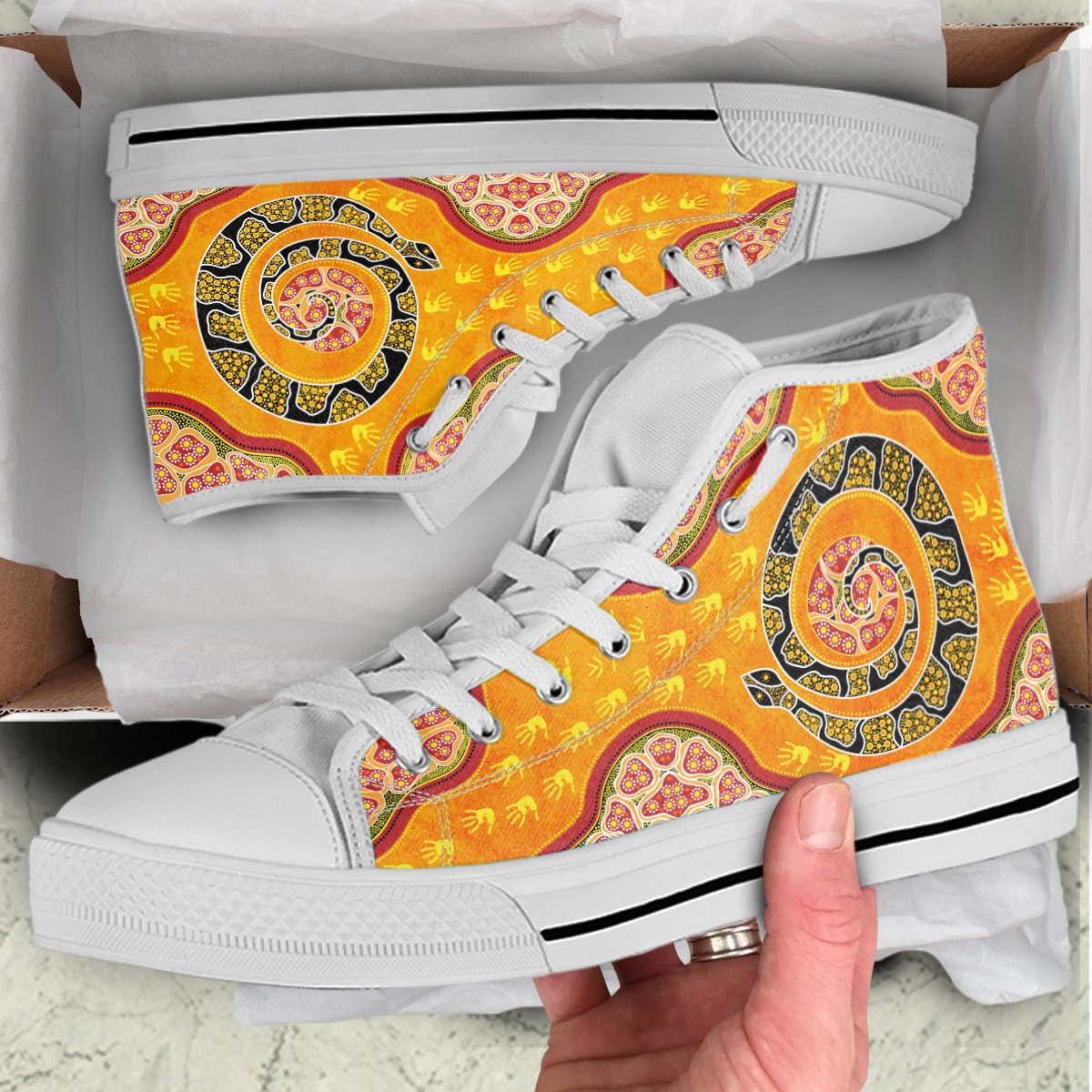 high-top-aboriginal-unique-style-snake-orange-color-2021